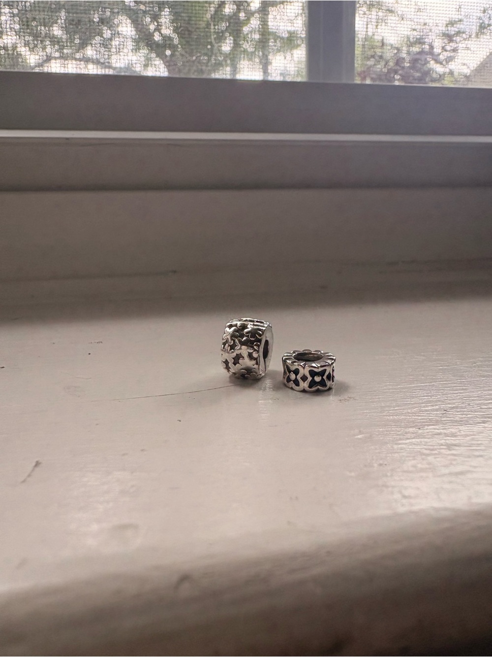 “Retired” Pandora "Seeing Stars" Star Cutout Barrel Charms